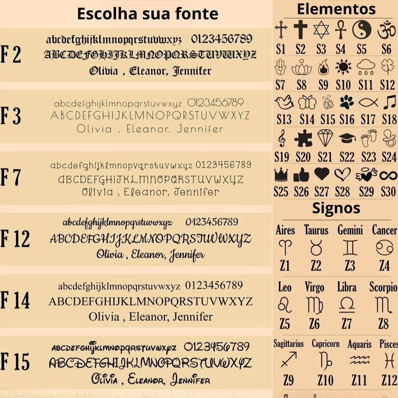 Colar Florea Maternelle | Personalizado com Nome e Data