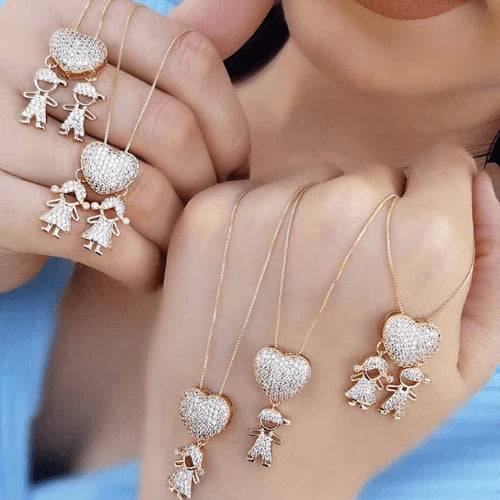 Colar Eterno Amor de Mãe | Banhado em Ouro 18K