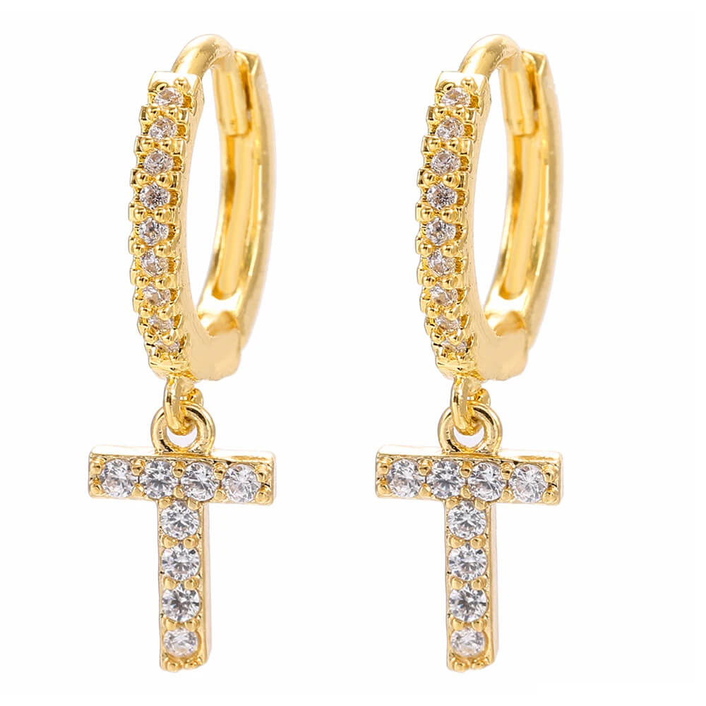 Brincos Celeste - Banhado em Ouro 18K