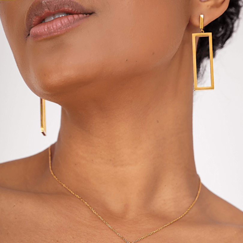 Brincos Paola - Banhados em Ouro 18k