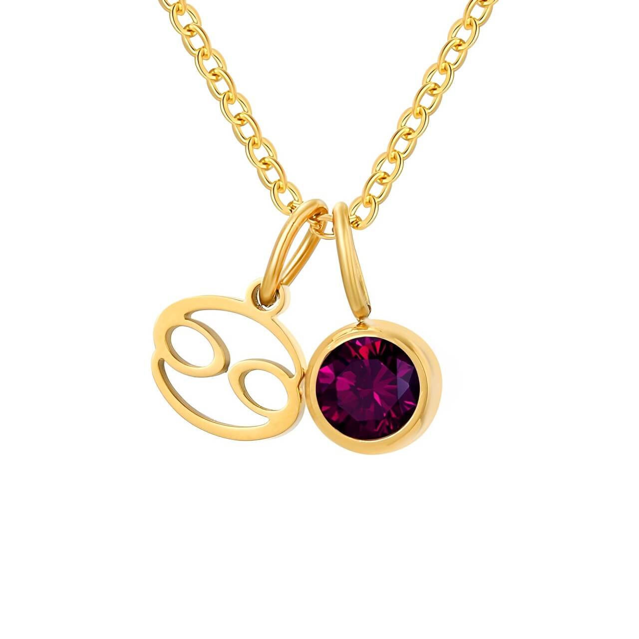 Colar de Signos Personalizado com Naturais | Banhado a Ouro 18K