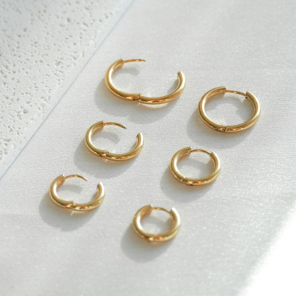 Brinco Trio de Argolas | Banhado em Ouro 18K