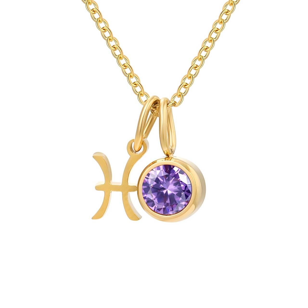 Colar de Signos Personalizado com Naturais | Banhado a Ouro 18K