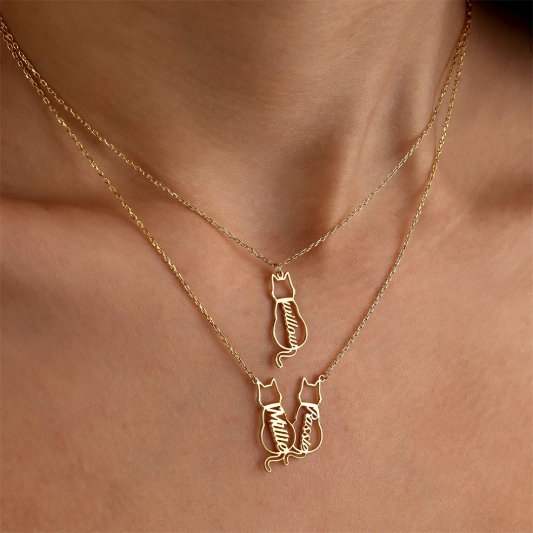 CatLove Colar + Pingente | Personalizado