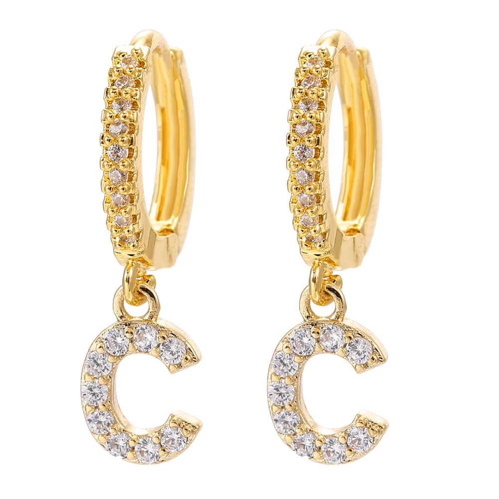 Brincos Celeste - Banhado em Ouro 18K