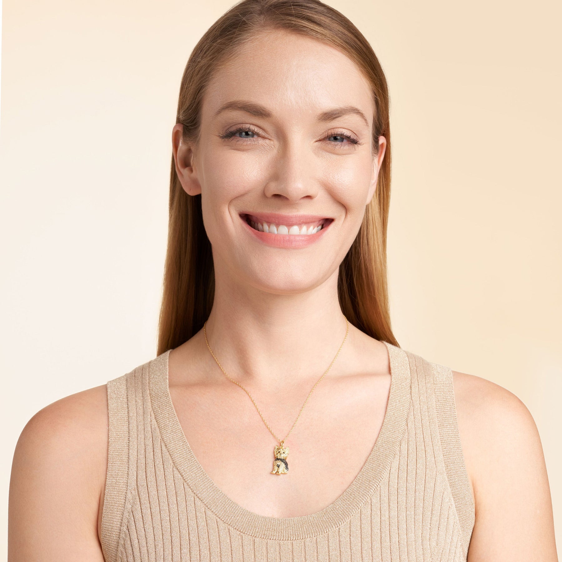 Colar + Pingente Yorkshire | Banhado em Ouro 18K