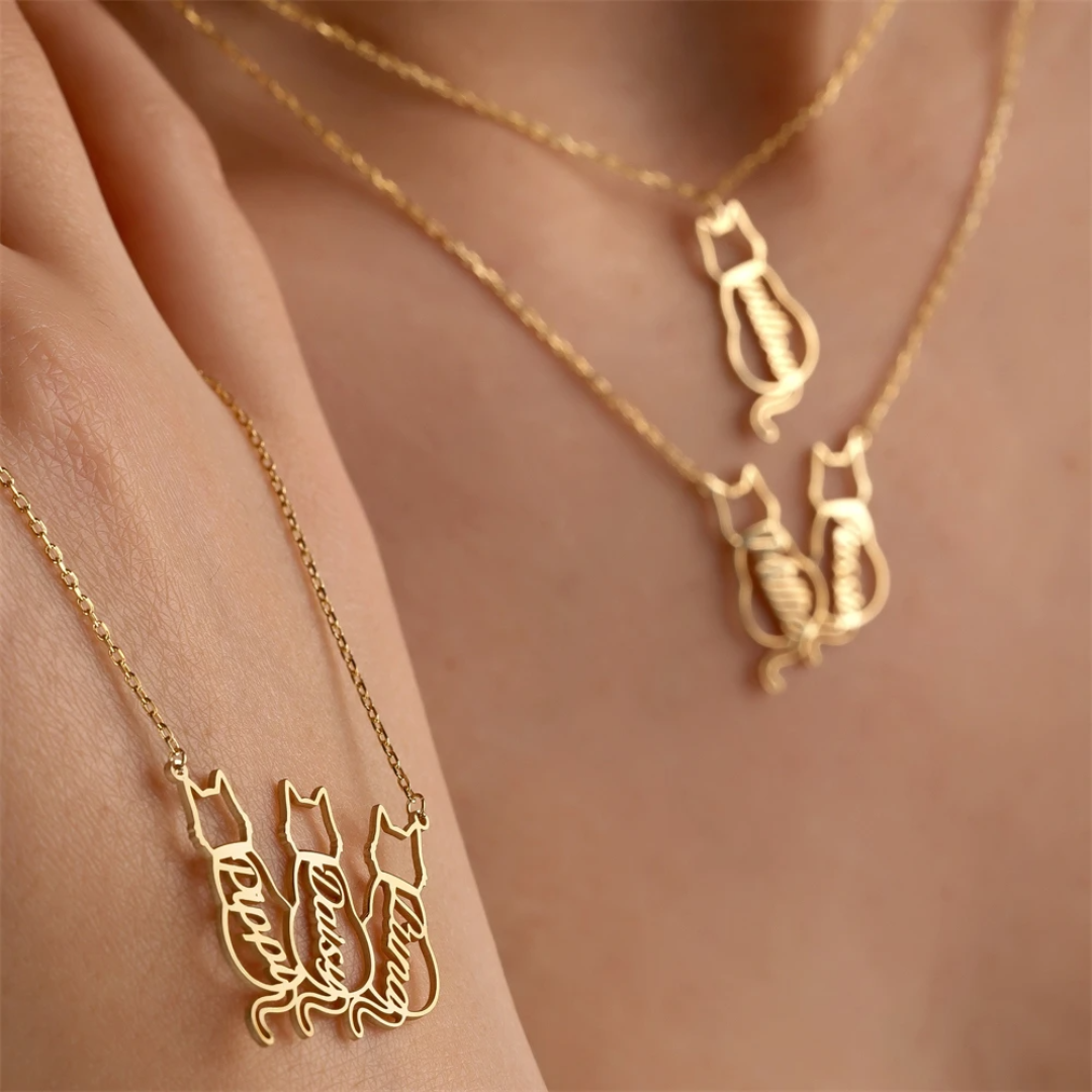 CatLove Colar + Pingente | Personalizado