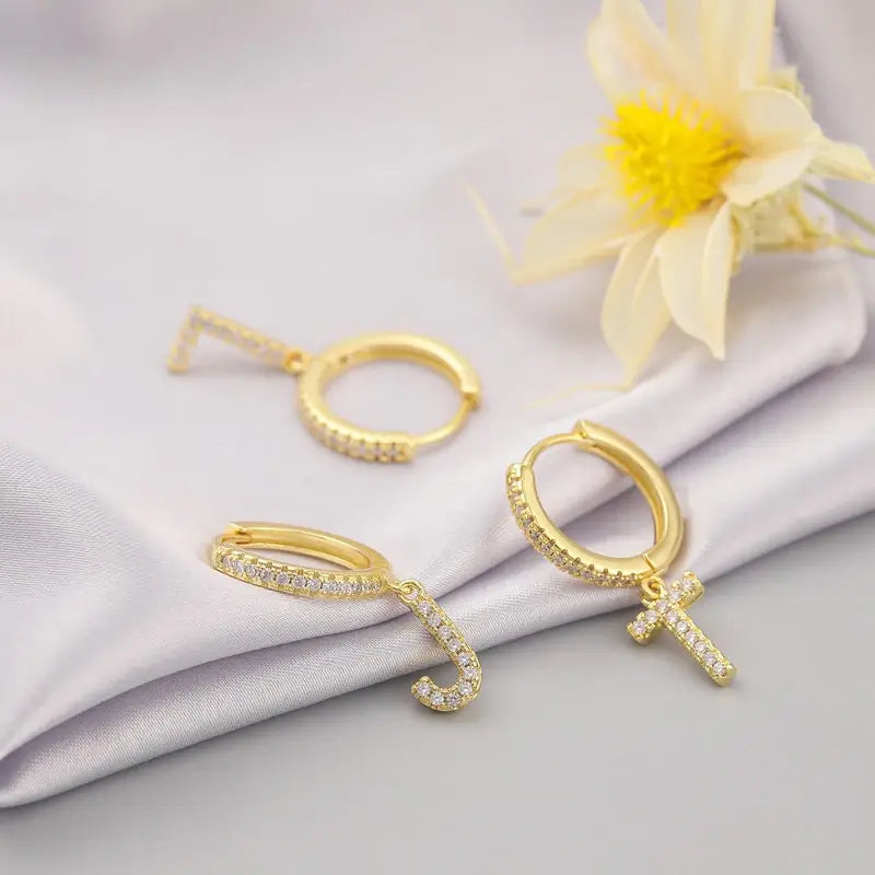 Brincos Celeste - Banhado em Ouro 18K