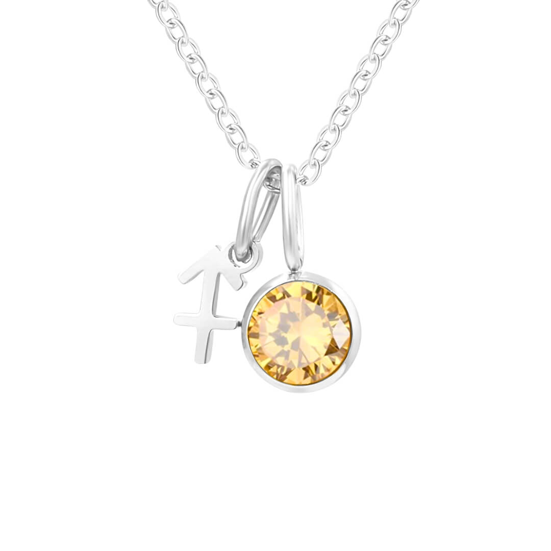 Colar de Signos Personalizado com Naturais | Banhado a Ouro 18K