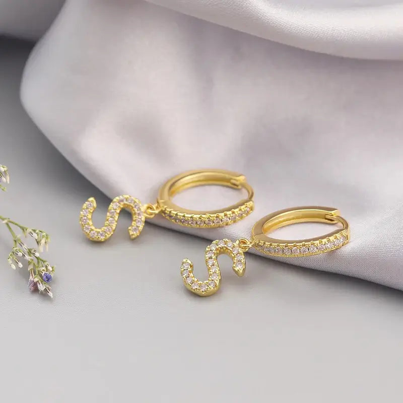Brincos Celeste - Banhado em Ouro 18K