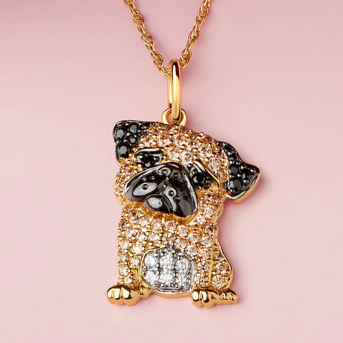 Colar + Pingente Pets | Banhado em Ouro 18K (Escolha Sua Raça)