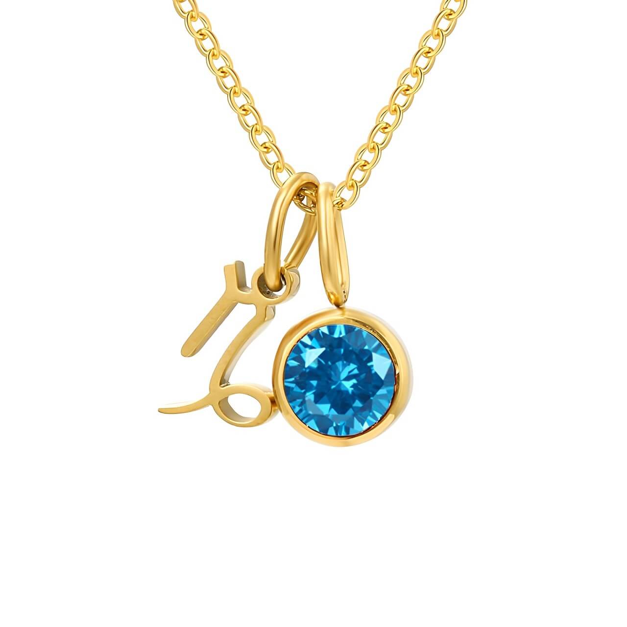Colar de Signos Personalizado com Naturais | Banhado a Ouro 18K