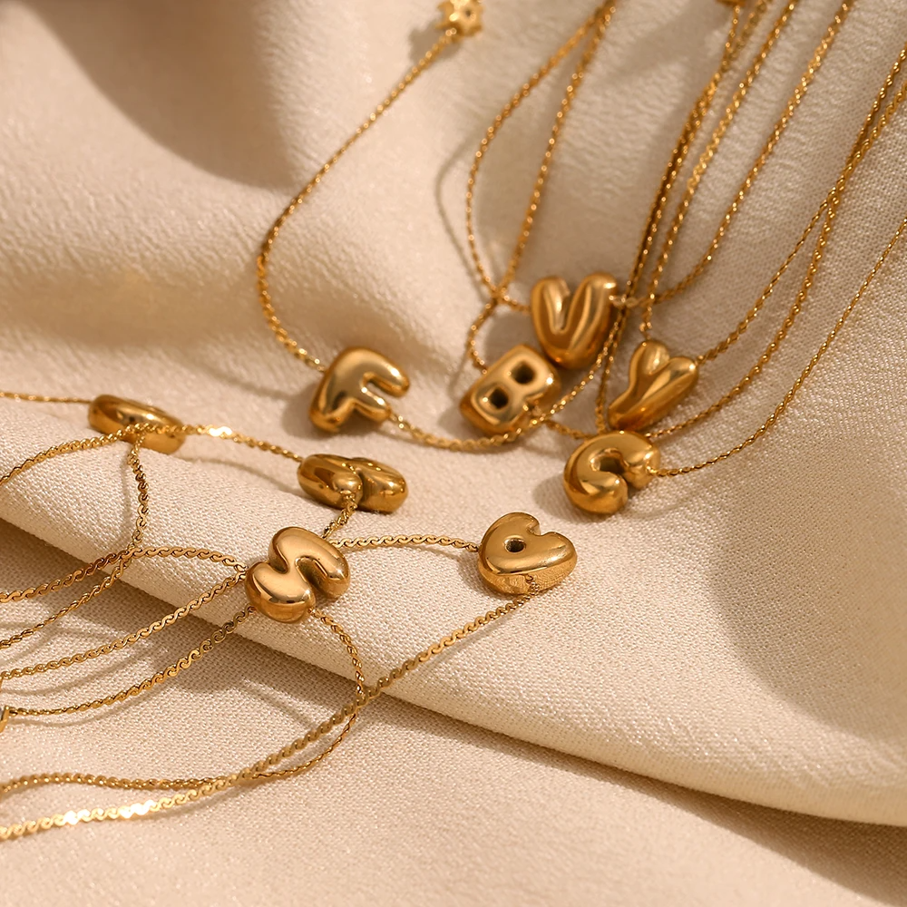 Ponto de Luz & Inicial | Colar + Pingente Banhado em Ouro 18K