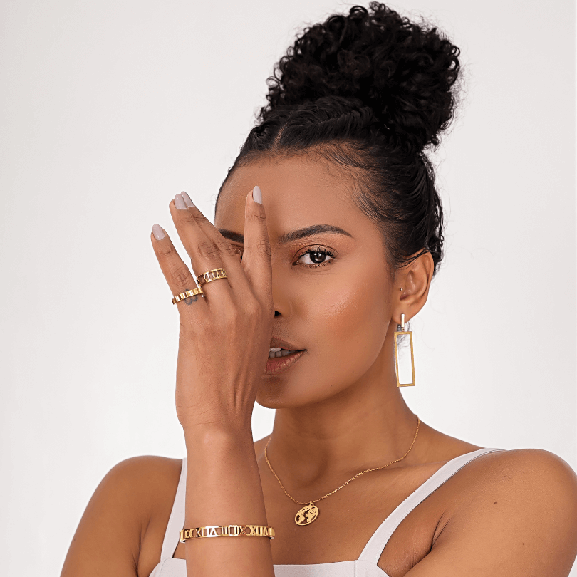 Brincos Paola - Banhados em Ouro 18k