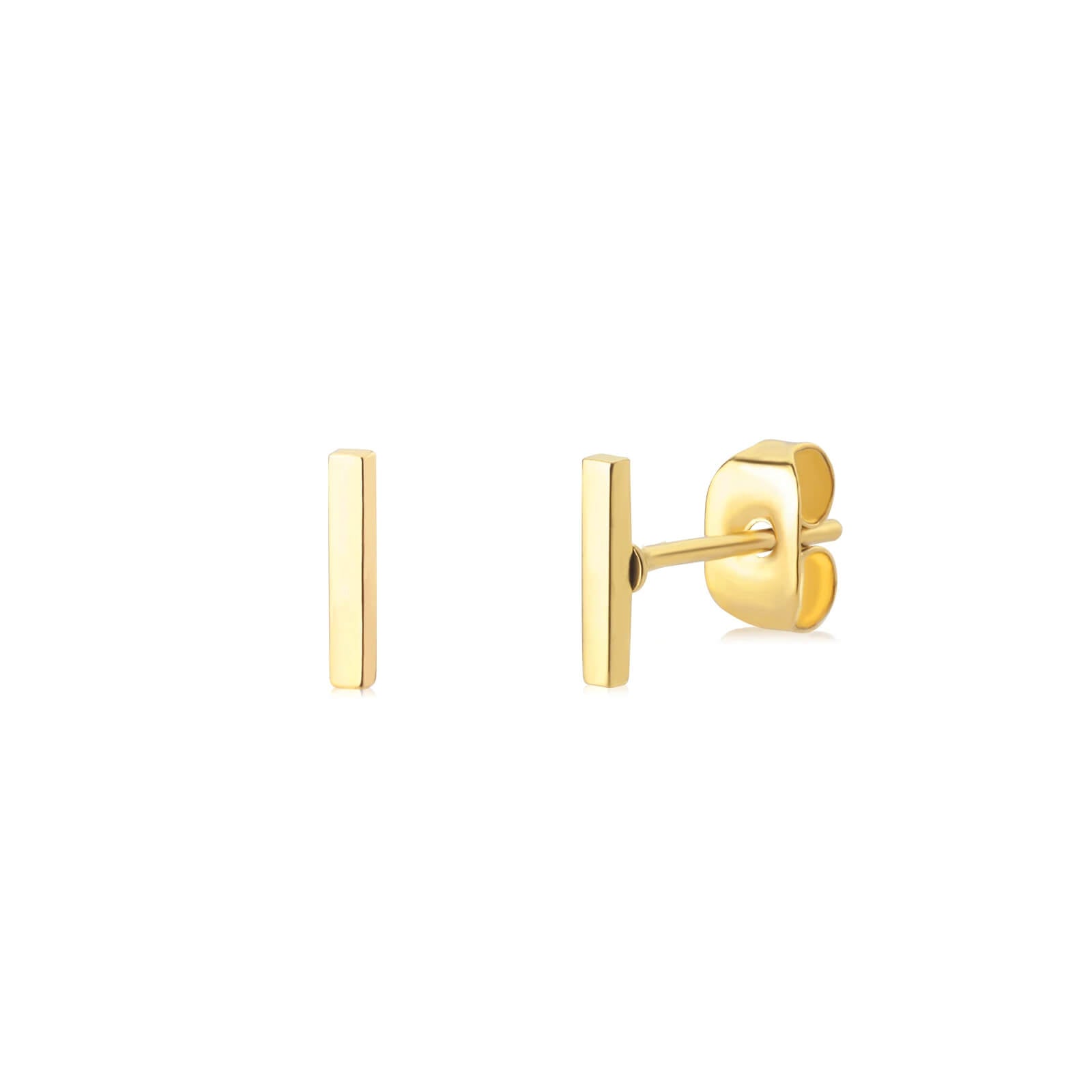 Brincos Minimalistas com letra Iniciais | Banhado em Ouro 18k
