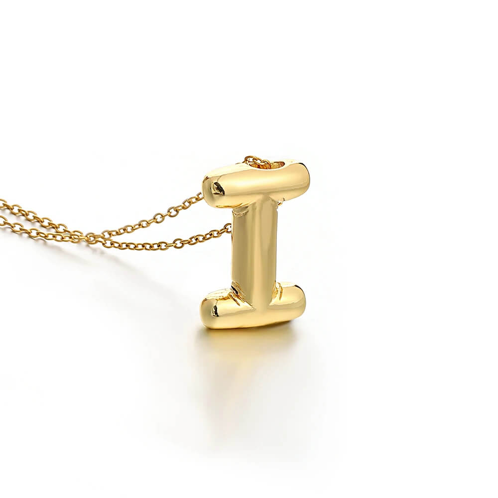 Colar 3D com Iniciais - Banhado em Ouro 18K