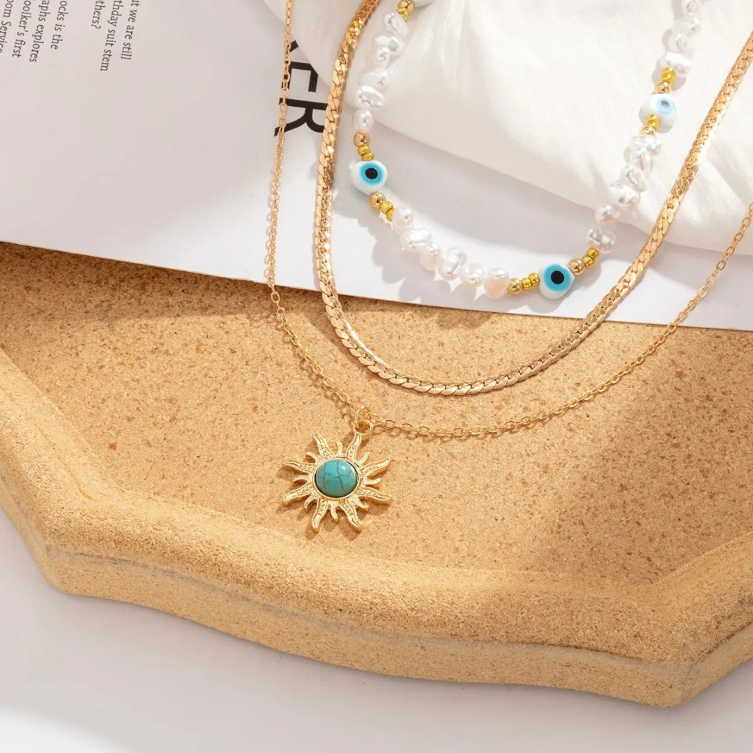 Conjunto de colar vintage + BRINDE