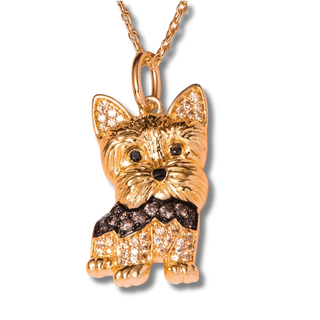 Colar + Pingente Pets | Banhado em Ouro 18K (Escolha Sua Raça)