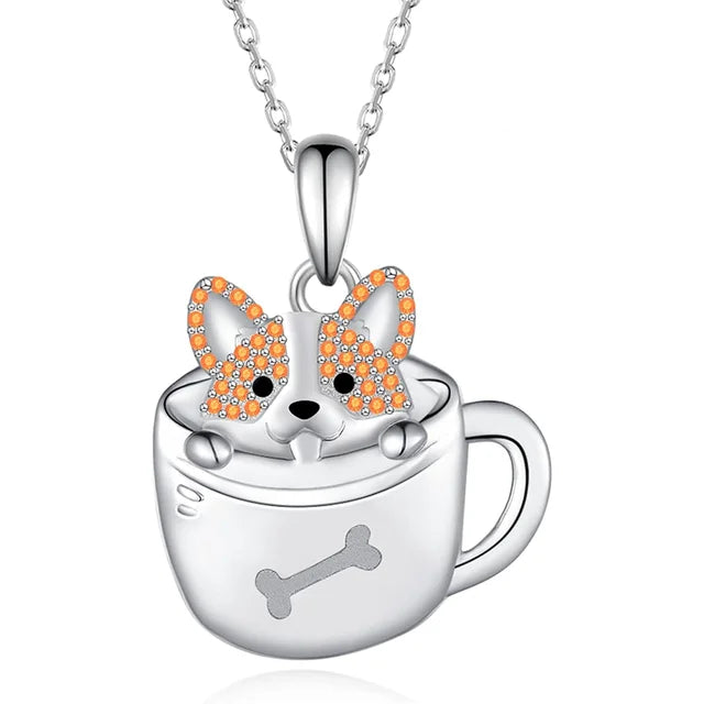 Colar Cute Corgi | Mini Coleção