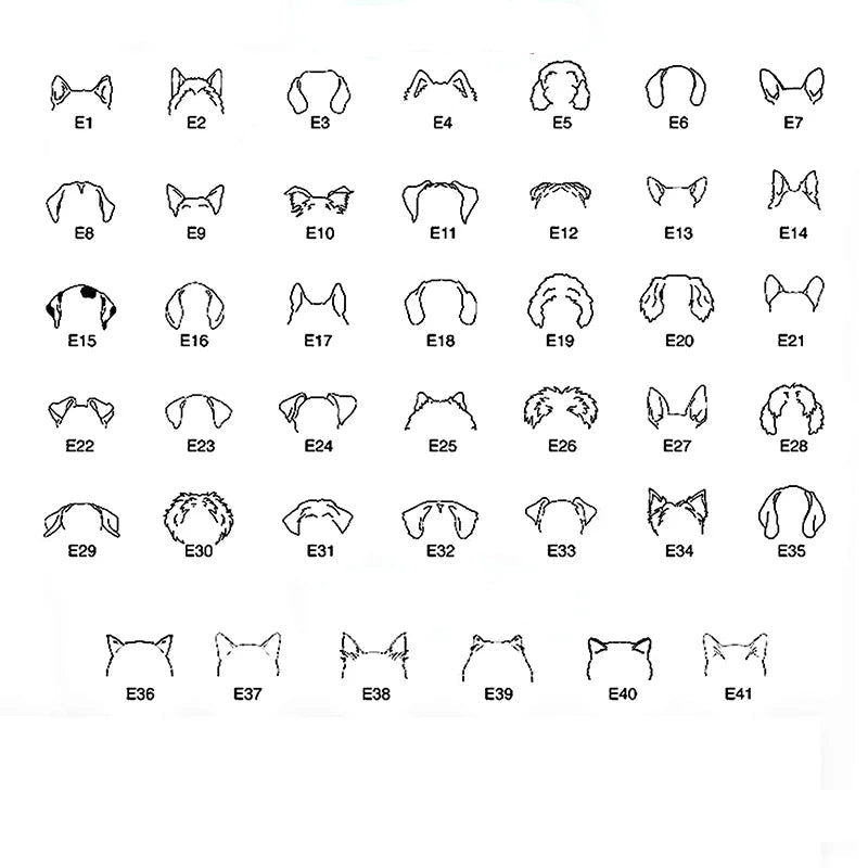 Colar AmoMeuPet – Personalize com o Contorno do seu Pet e Nome Gravado