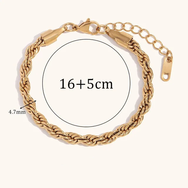 Elo Dourado Figaro | Banhado em Ouro 18k