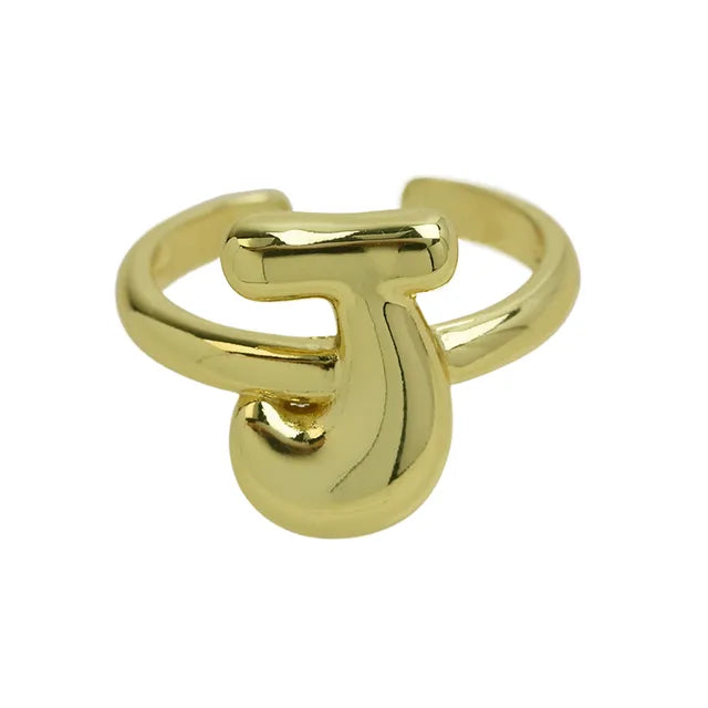 Anel ajustável Ballon | Banhado em Ouro 18k