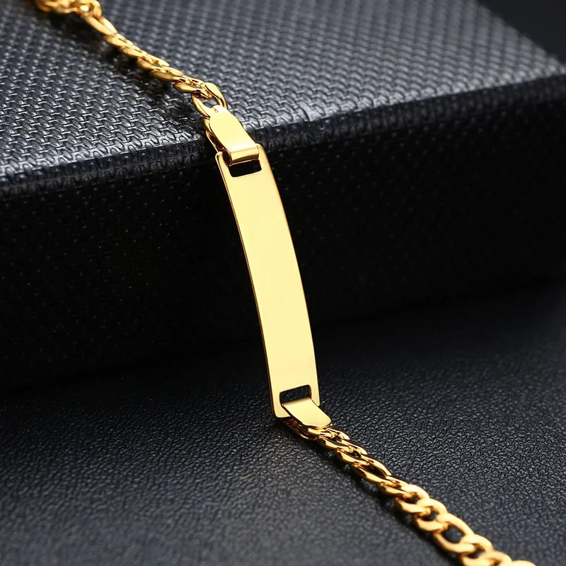 Pulseira Baby Personalizada | Banho em ouro 14K