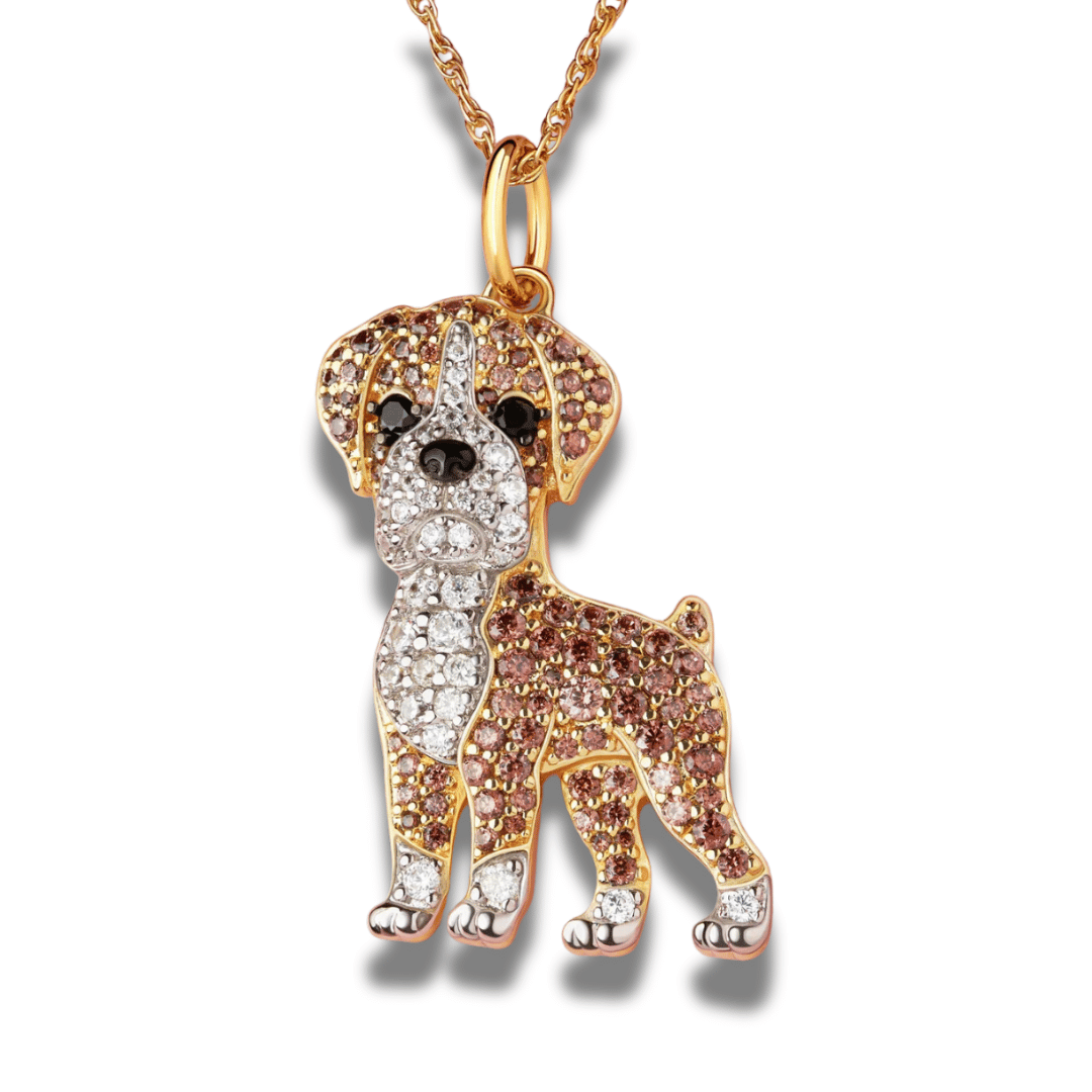 Colar + Pingente Pets | Banhado em Ouro 18K (Escolha Sua Raça)