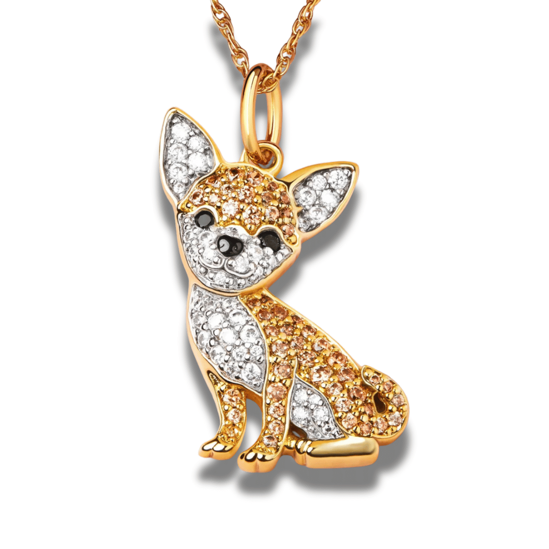 Colar + Pingente Pets | Banhado em Ouro 18K (Escolha Sua Raça)