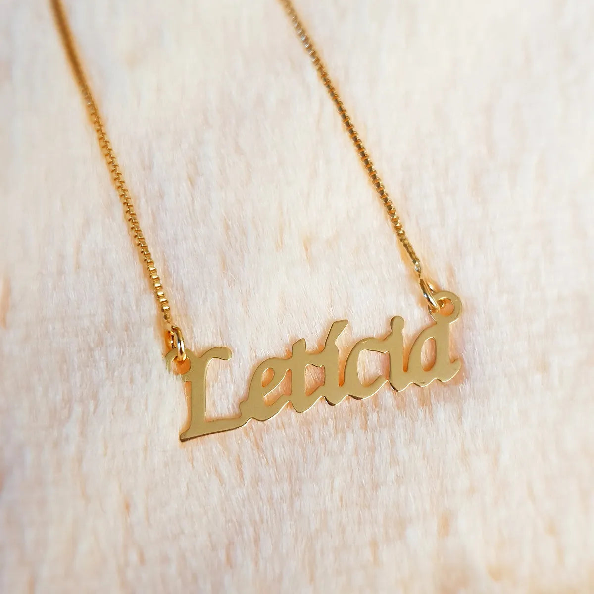Colar com Nome Personalizado | Banhado a Ouro 18k