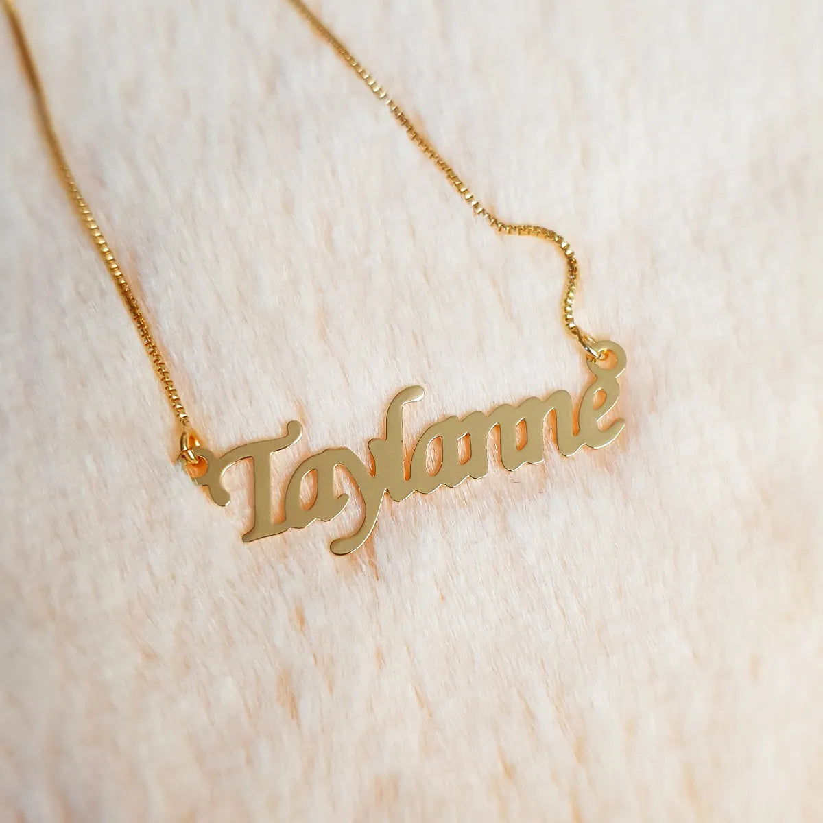 Colar com Nome Personalizado | Banhado a Ouro 18k