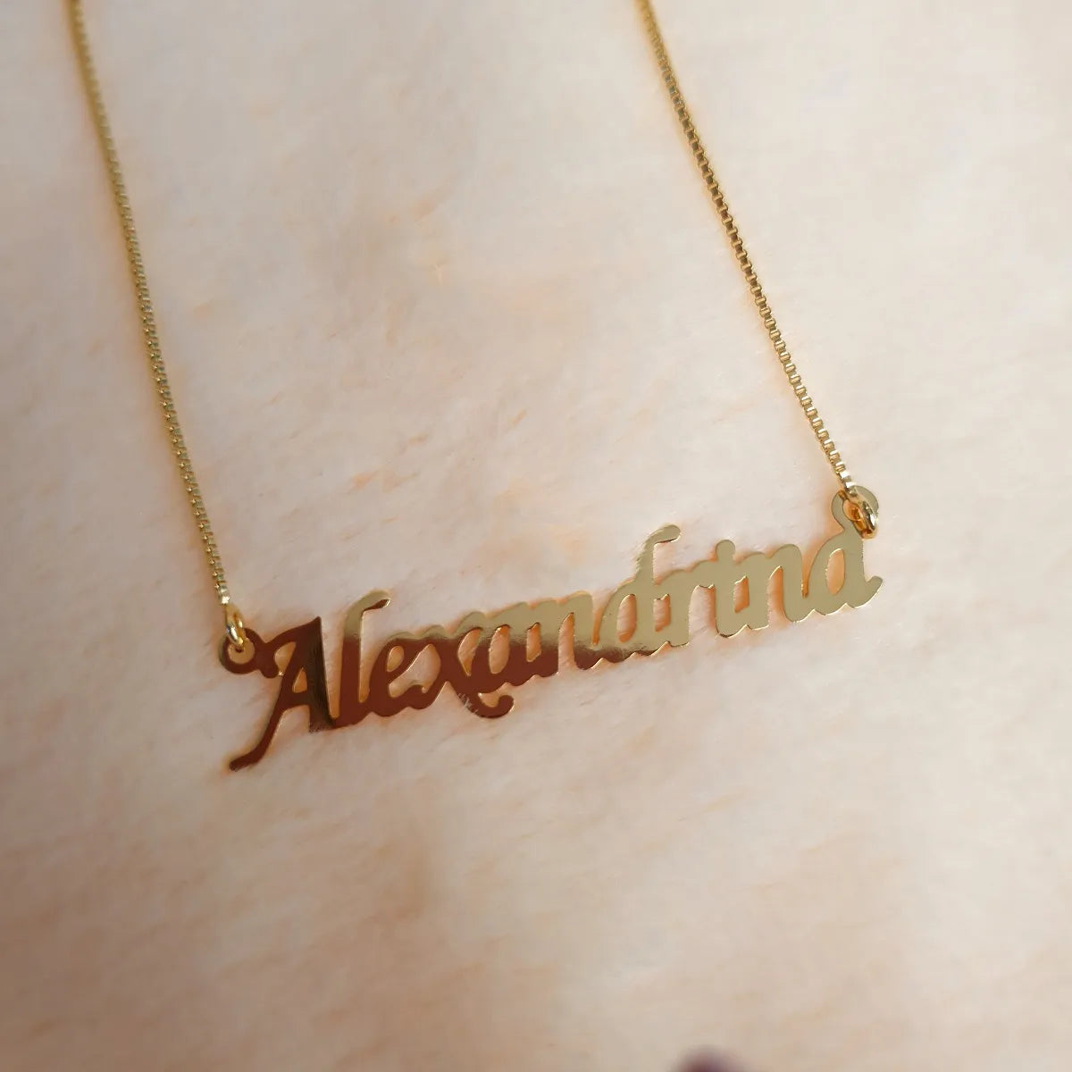 Colar com Nome Personalizado | Banhado a Ouro 18k