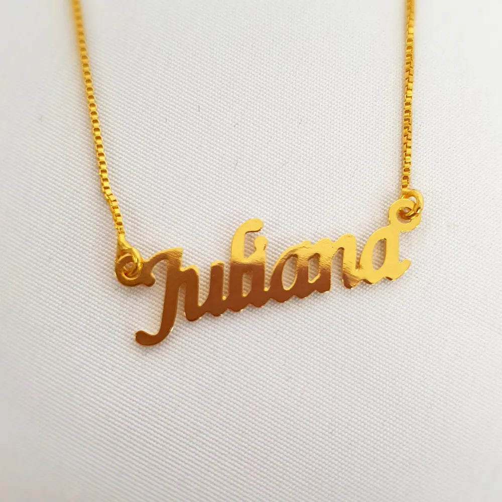 Colar com Nome Personalizado | Banhado a Ouro 18k