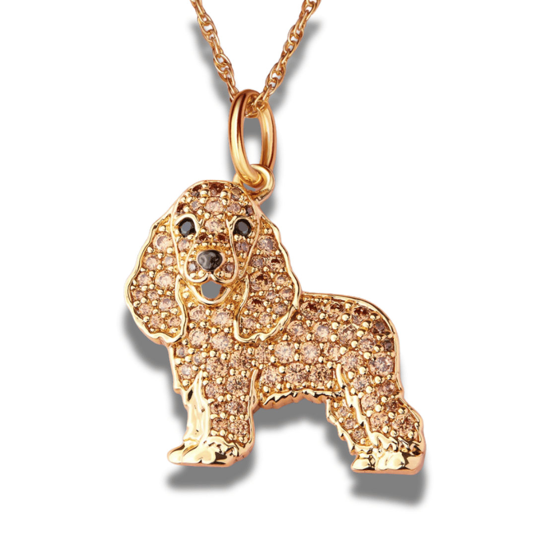 Colar + Pingente Pets | Banhado em Ouro 18K (Escolha Sua Raça)