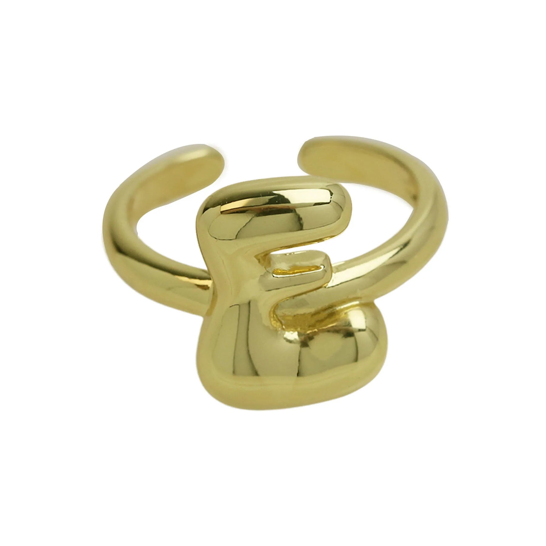 Anel ajustável Ballon | Banhado em Ouro 18k