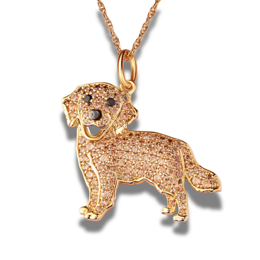 Colar + Pingente Pets | Banhado em Ouro 18K (Escolha Sua Raça)