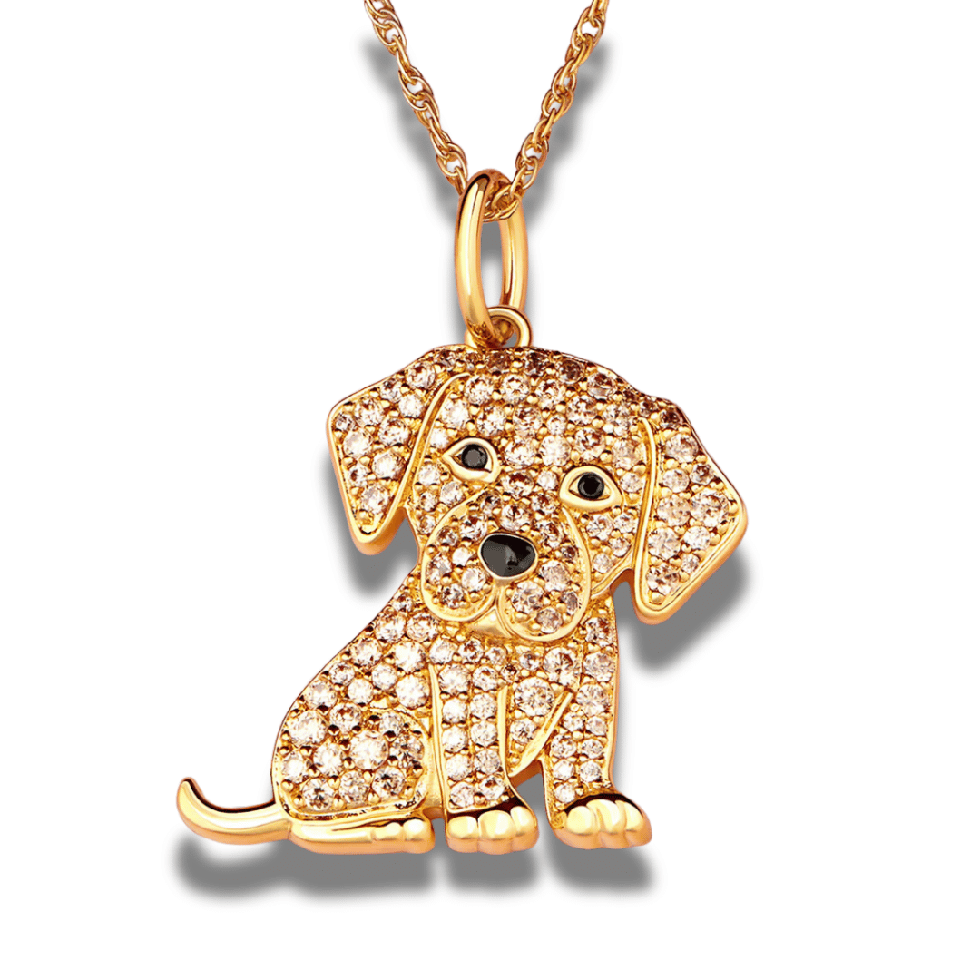 Colar + Pingente Pets | Banhado em Ouro 18K (Escolha Sua Raça)