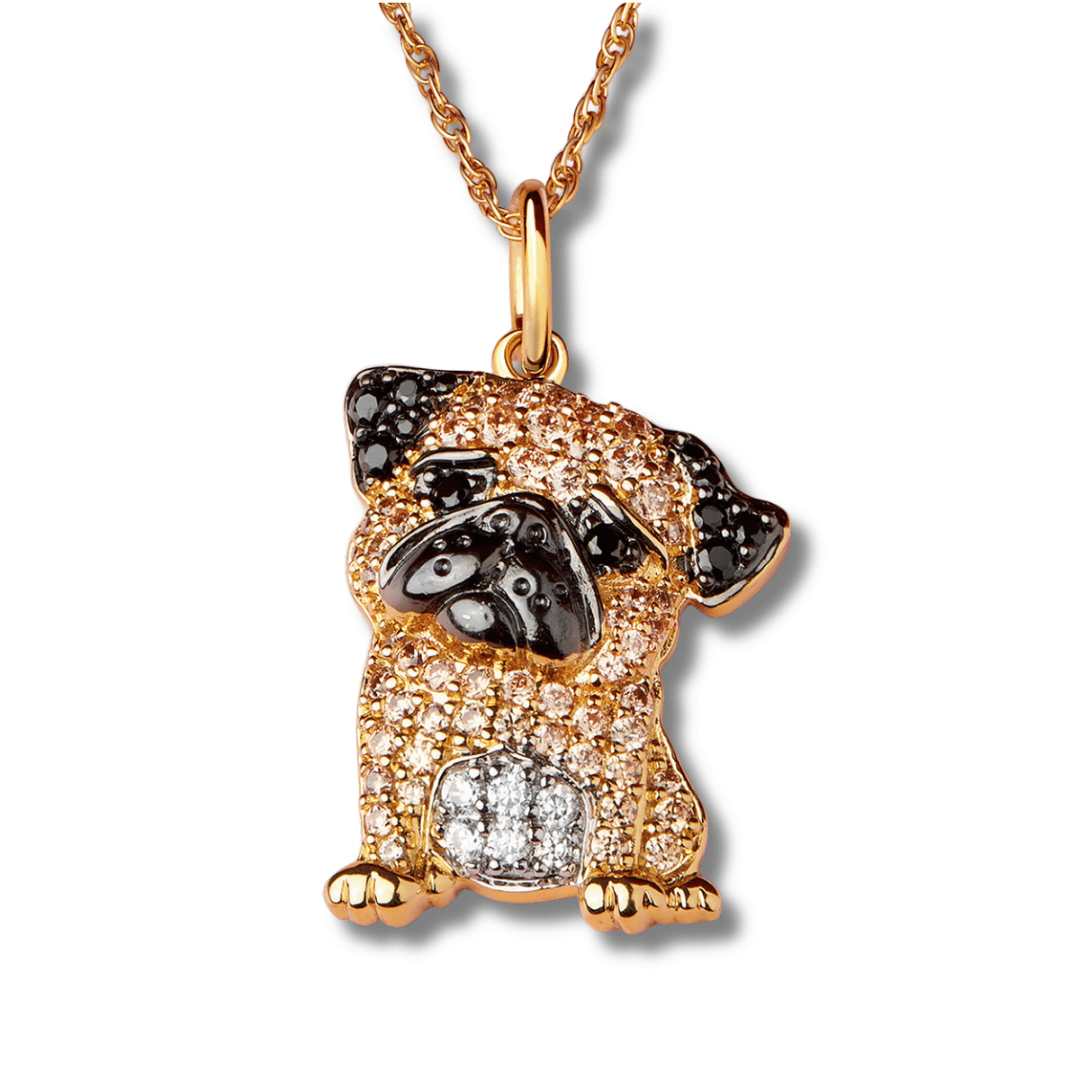 Colar + Pingente Pets | Banhado em Ouro 18K (Escolha Sua Raça)