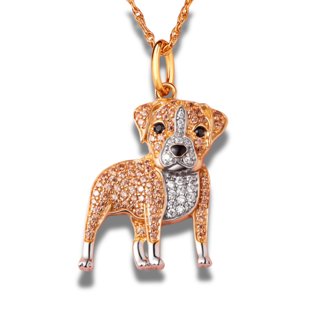Colar + Pingente Pets | Banhado em Ouro 18K (Escolha Sua Raça)