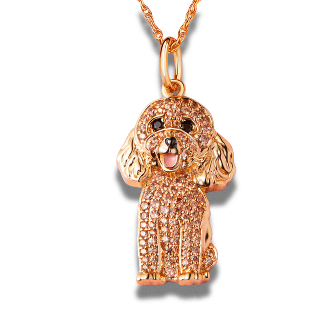 Colar + Pingente Pets | Banhado em Ouro 18K (Escolha Sua Raça)