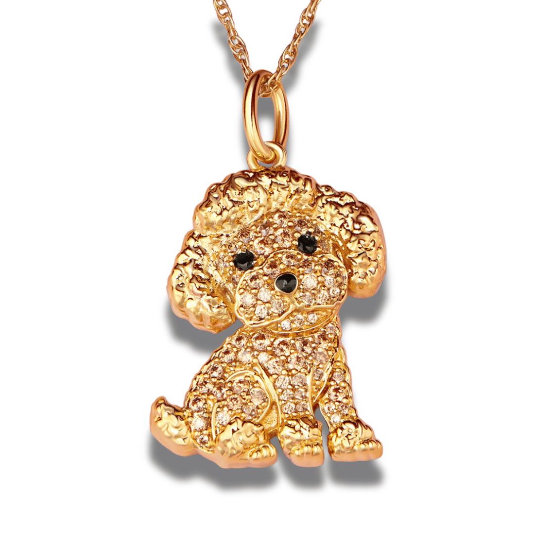 Colar + Pingente Pets | Banhado em Ouro 18K (Escolha Sua Raça)