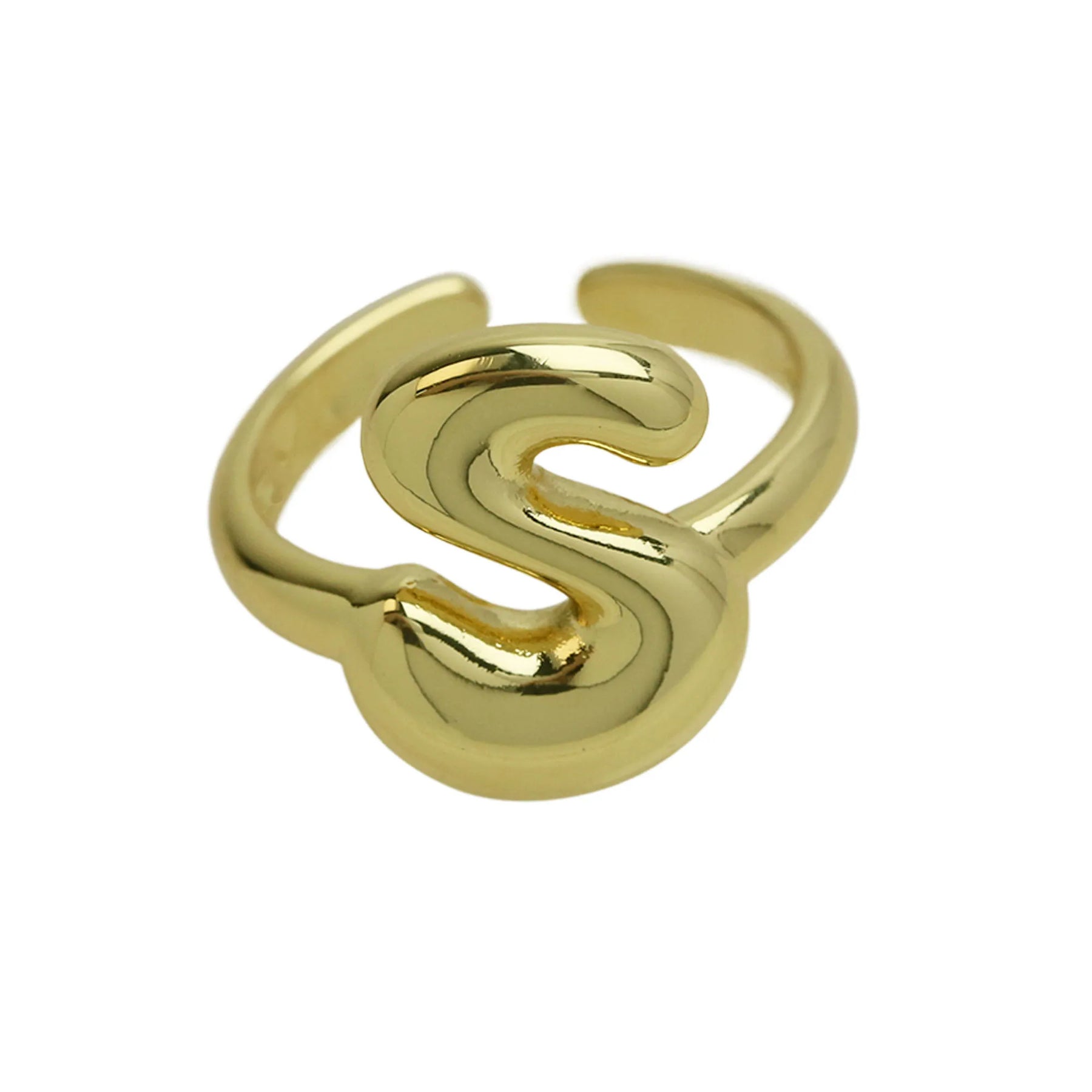 Anel ajustável Ballon | Banhado em Ouro 18k
