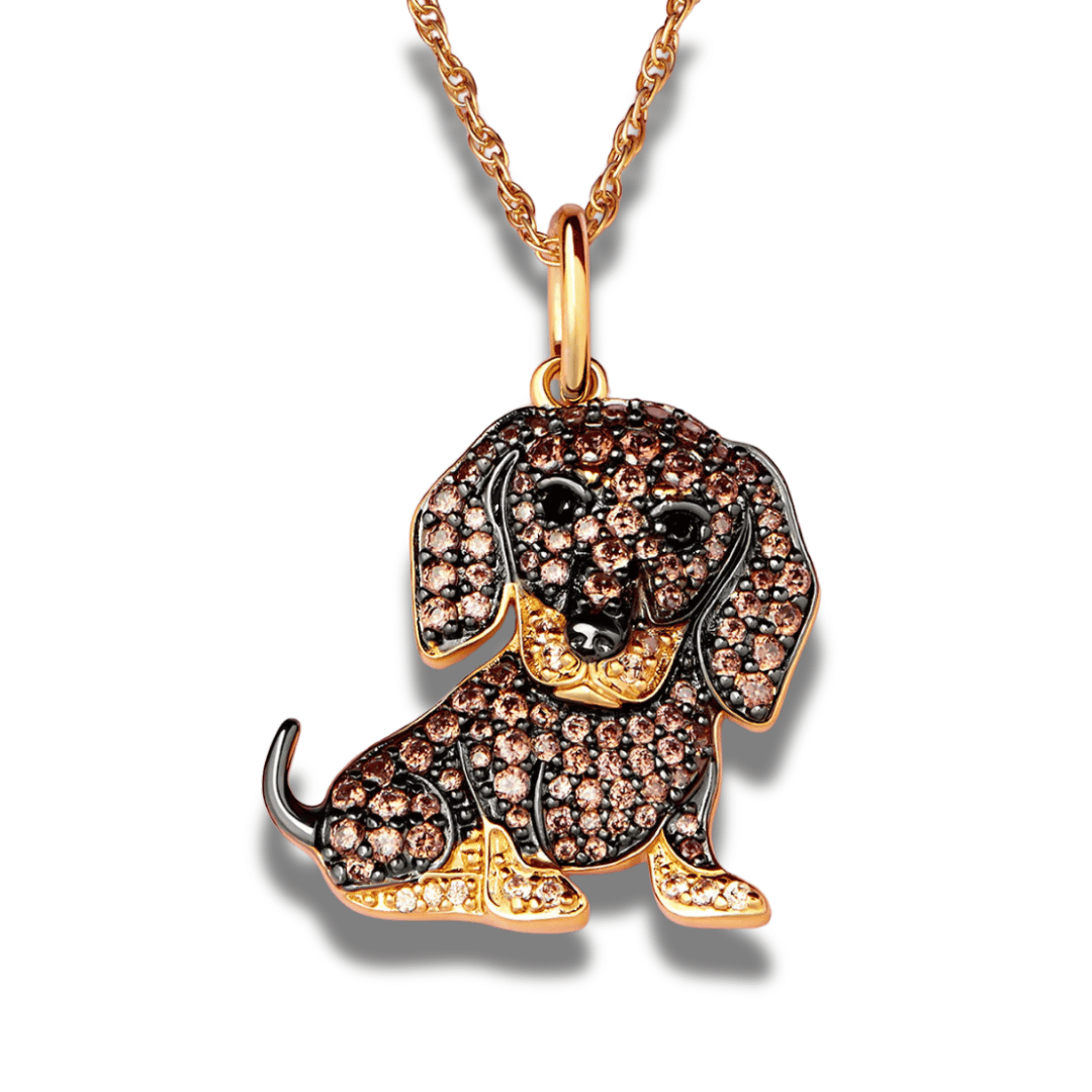 Colar + Pingente Pets | Banhado em Ouro 18K (Escolha Sua Raça)