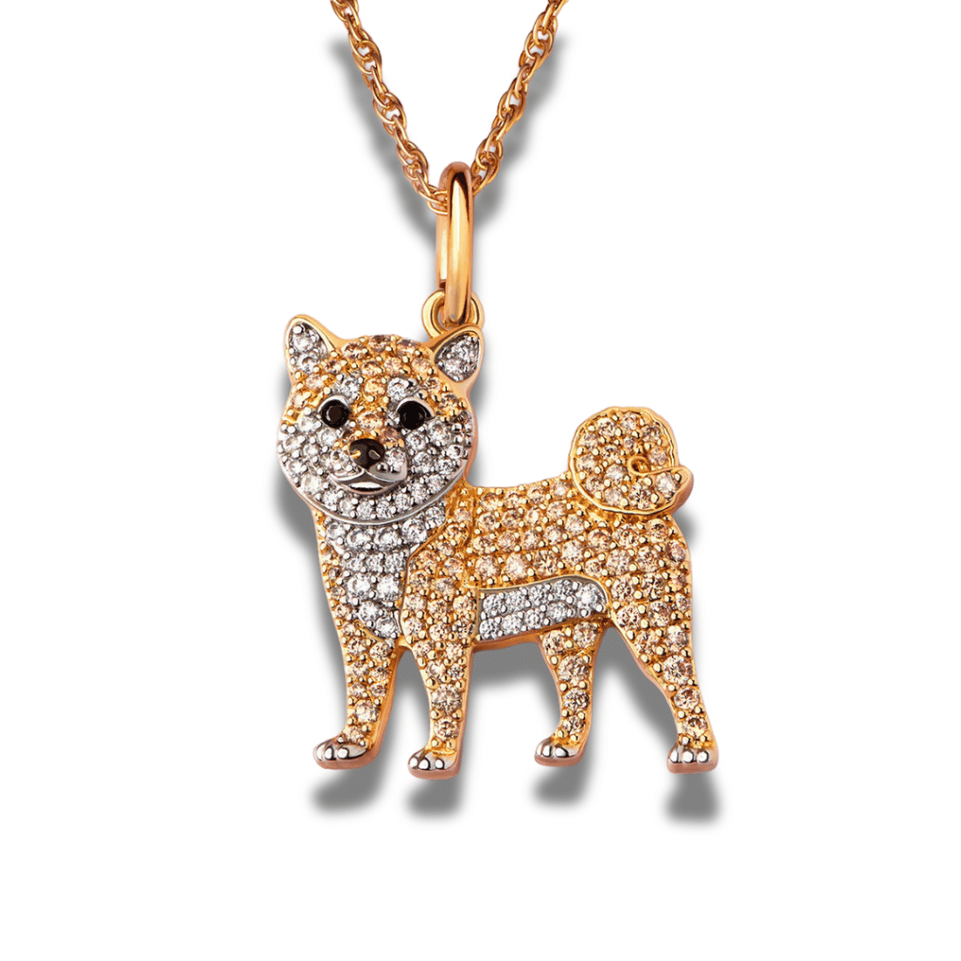 Colar + Pingente Pets | Banhado em Ouro 18K (Escolha Sua Raça)