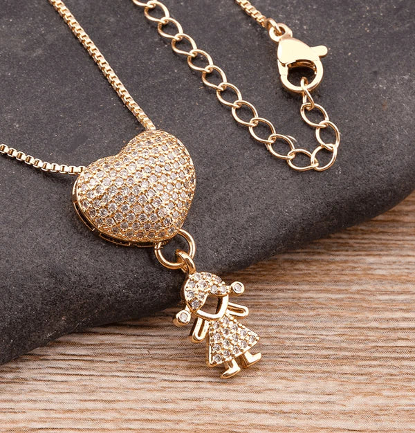 Colar Eterno Amor de Mãe | Banhado em Ouro 18K
