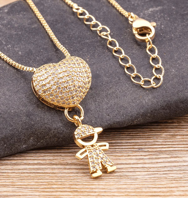 Colar Eterno Amor de Mãe | Banhado em Ouro 18K