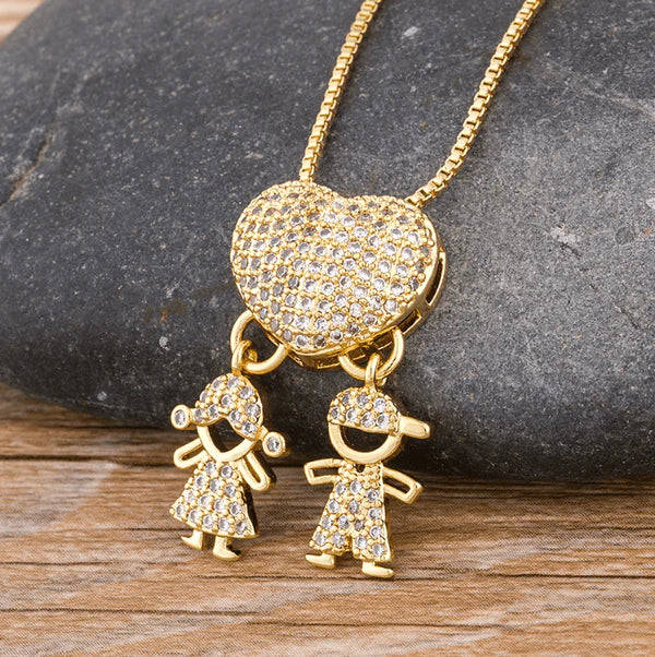 Colar Eterno Amor de Mãe | Banhado em Ouro 18K