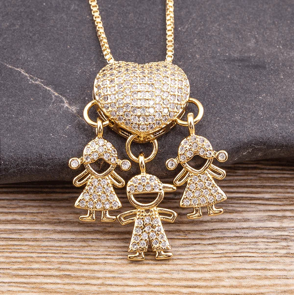 Colar Eterno Amor de Mãe | Banhado em Ouro 18K