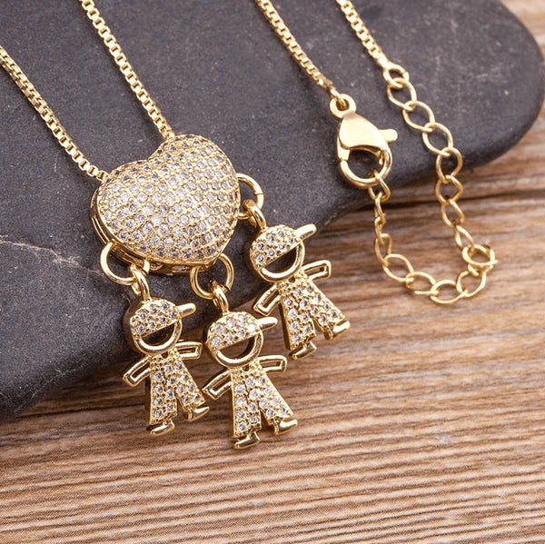 Colar Eterno Amor de Mãe | Banhado em Ouro 18K