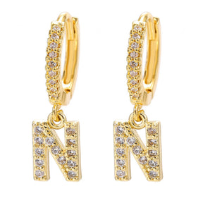 Brincos Celeste - Banhado em Ouro 18K